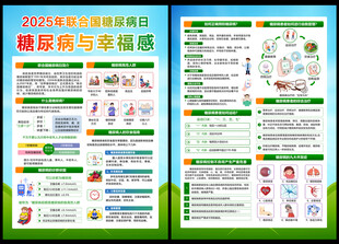 2025年糖尿病日宣传单