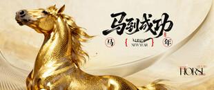 2026年 马年背景