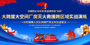 大跨度大空间消防安全演练背景