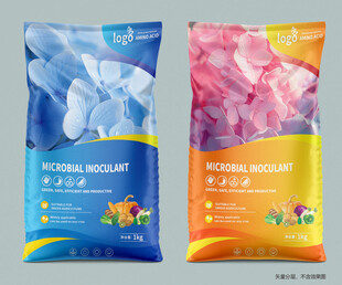 肥料包装编多彩洗衣凝珠包装展示