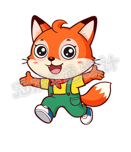 快乐奔跑的小松鼠