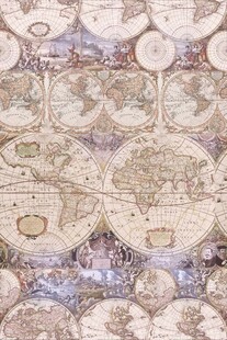 复古花纹图案纹理背景