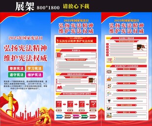 2025年国家宪法日展架