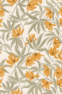 数码印刷热带叶子