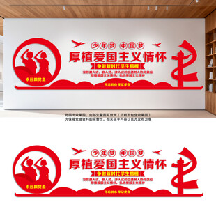 厚植爱国主义情怀爱国教育文化墙