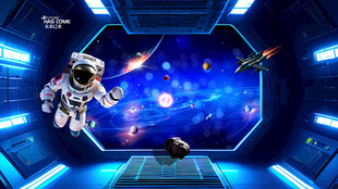 未来科幻宇宙空间站