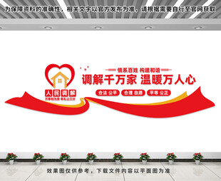 人民调解文化墙
