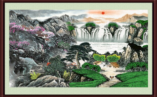 山水风景画 