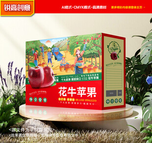 花牛苹果包装 蛇果礼盒
