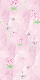 粉色花卉图案背景纹理