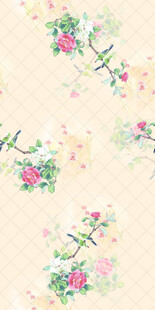 复古花卉图案背景