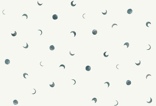 简约月亮圆点图案背景