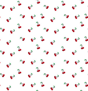 樱桃图案背景