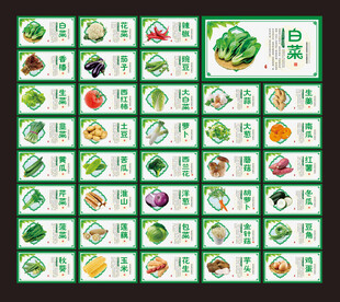 蔬菜展板