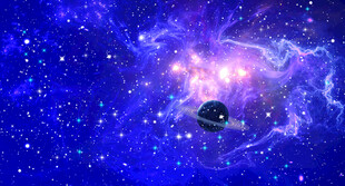 浩瀚星球星空宇宙背景图