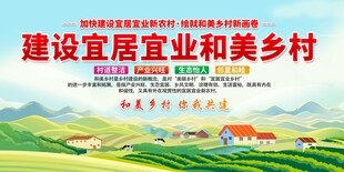 和美乡村展板