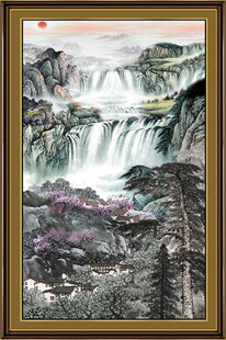 巨型山水画 