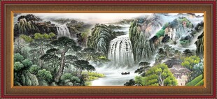 巨型山水画 