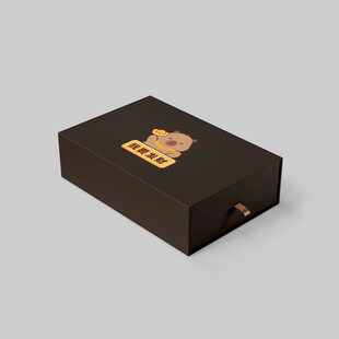 黑色精美礼盒样机