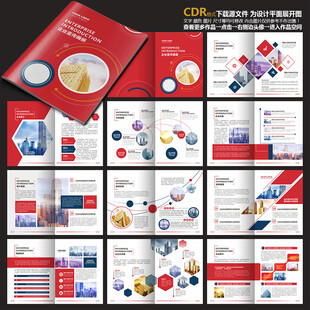 集团画册红色画册