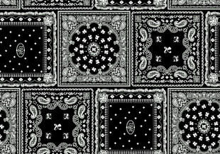 黑白几何花纹图案