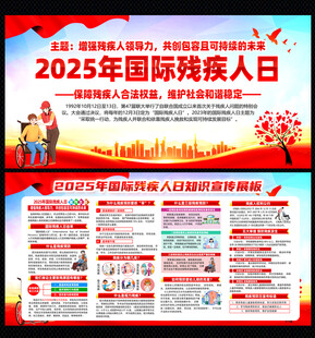 2025国际残疾人日宣传展板