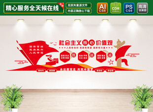 社会主义核心价值观文化墙