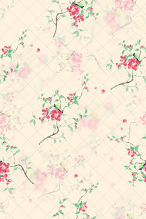 复古花卉图案背景