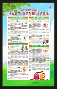 世界艾滋病日海报