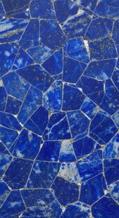 蓝色碎瓷马赛克纹理