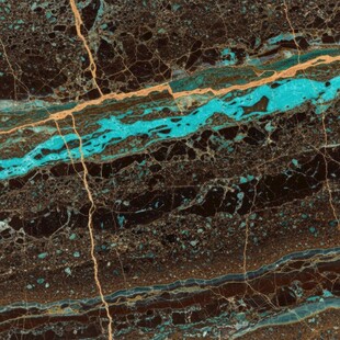 蓝绿纹理大理石图案