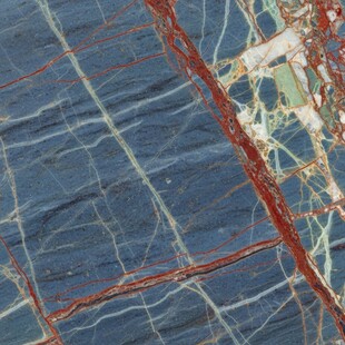 蓝色纹理带红线条图案