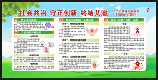 世界艾滋病日宣传栏