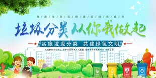 垃圾分类宣传场景