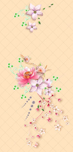 唯美花卉图案设计元素