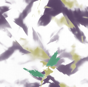 抽象水墨风飞鸟图案