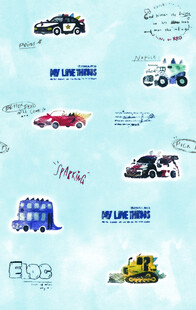 多样交通工具插画展示