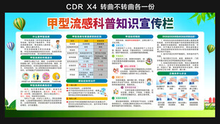 甲流展板宣传栏