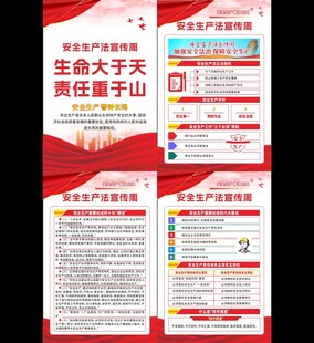 2025年安全生产法宣传周挂图