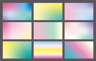 幻彩渐变背景色卡