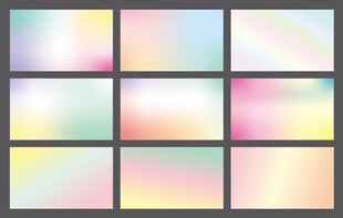 幻彩渐变背景色卡