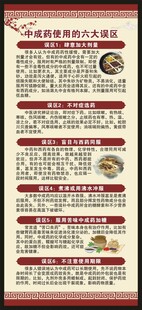 中医药健康教育知识展架