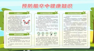 预防脑卒中健康知识科普