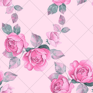 粉色玫瑰花卉图案背景