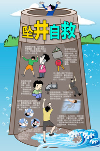 坠井自救