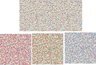 多彩碎花图案纹理素材