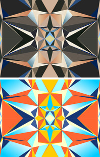 几何抽象艺术图案设计