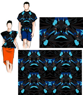 时尚印花服饰图案设计