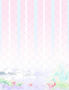 梦幻粉紫条纹花卉背景图