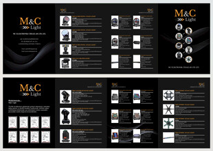 产品参数介绍四折页